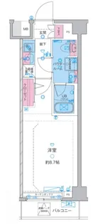 ガリシア西馬込【5階】の間取り