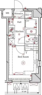ラフィスタ品川ベイ【5階】の間取り