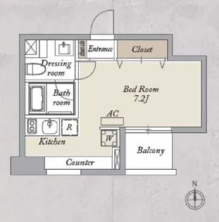 プライマル両国EAST【3階】の間取り