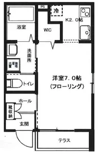 サン 八幡【1階】の間取り