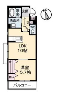 ロックフィールド11【3階】の間取り
