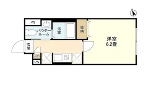 ウェルスクエアイズム馬込【2階】の間取り