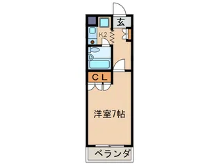 シャルム黒川【3階】の間取り