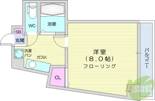 マンションマムリン【2階】の間取り