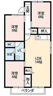 セジュール桂【1階】の間取り