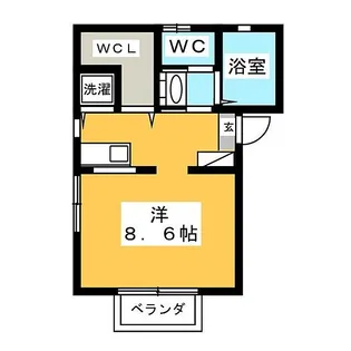 プレステージII【1階】の間取り