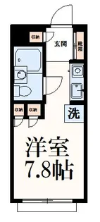 リュミエ堀之内【3階】の間取り