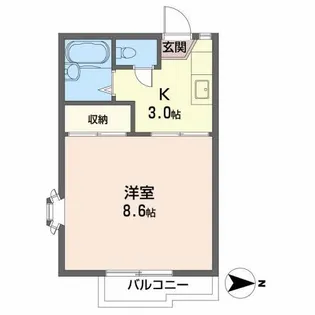 K’s COM【2階】の間取り