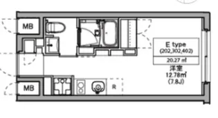ASTILE世田谷松原【2階】の間取り
