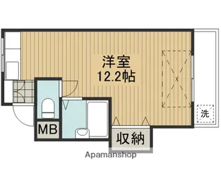 ヤマシンビル【2階】の間取り