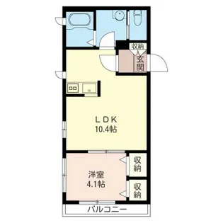 EAST ONE【3階】の間取り