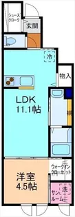 THE MAMS 07【1階】の間取り