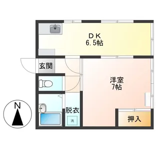 コーポ青田【1階】の間取り