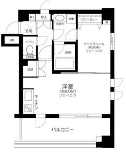 東急ドエル・アルス本郷南【2階】の間取り