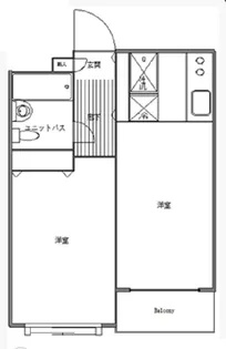 シティオ多摩川【5階】の間取り