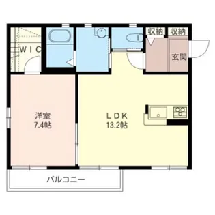 ミストラル【2階】の間取り