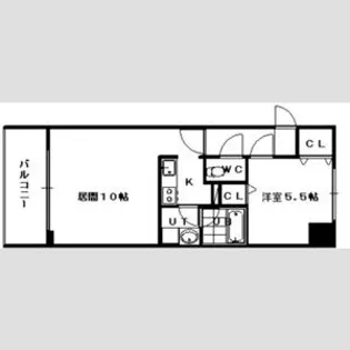 グランカーサ南13条【9階】の間取り