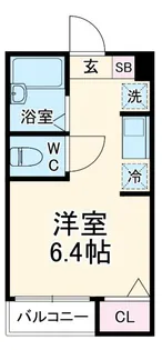 MELDIA新百合ヶ丘【1階】の間取り