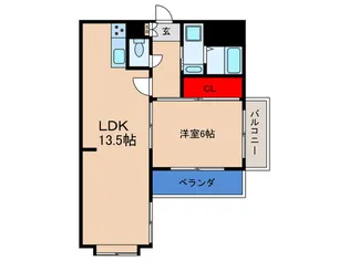 プロスペリティ【4階】の間取り