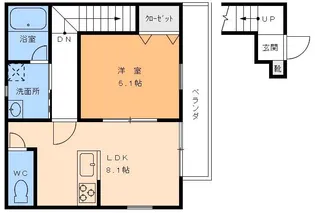 ACTY祇園【2階】の間取り