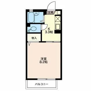 サンメゾン【2階】の間取り