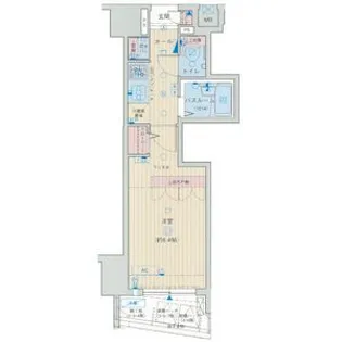 エステムプラザ日本橋弐番館【2階】の間取り