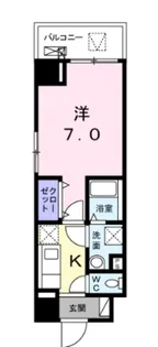 カデュウー【6階】の間取り