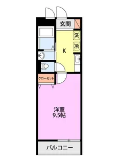 SAKASU DAIDA【3階】の間取り