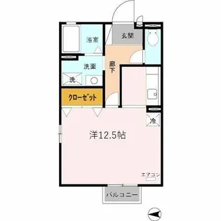 シェソワ【2階】の間取り
