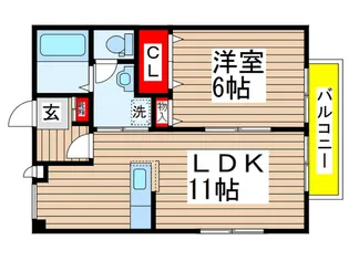 セラ 峰台【2階】の間取り
