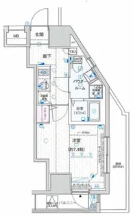 ルクシェール新宿中落合【2階】の間取り
