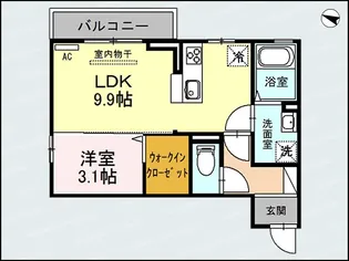 コンフォート【3階】の間取り