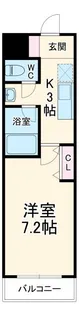 セザール北山【1階】の間取り