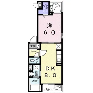 レジデンス マイ【3階】の間取り