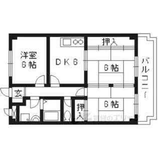 メゾン・ド・ブラン【2階】の間取り