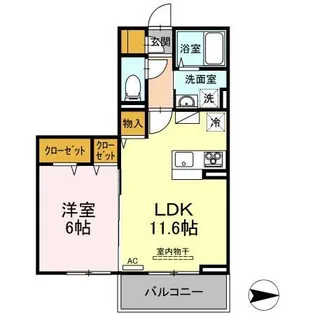 スフィーダ【2階】の間取り