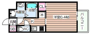RIDGE姫島【4階】の間取り
