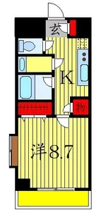 ドムスアライ3【6階】の間取り