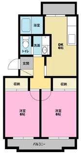 クルトン【3階】の間取り