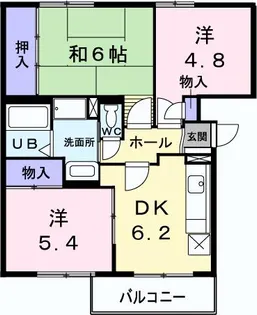 グレースフル【1階】の間取り