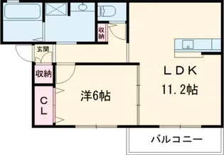 グレイスヴィラ【1階】の間取り