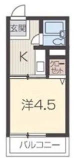 セジュール松ヶ丘A棟【1階】の間取り