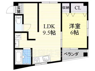 エクセルハイツ2【4階】の間取り