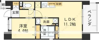 GLUCKMAISON S-EBIE XI【5階】の間取り
