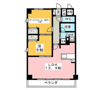 K&K【2階】の間取り