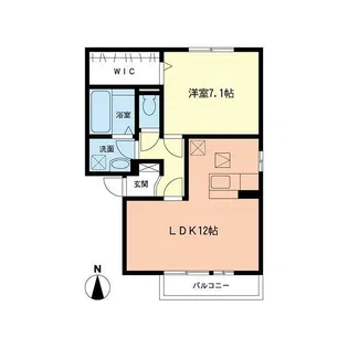 イエローアーク【1階】の間取り