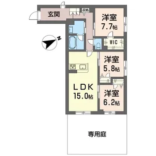 プレミアス【2階】の間取り