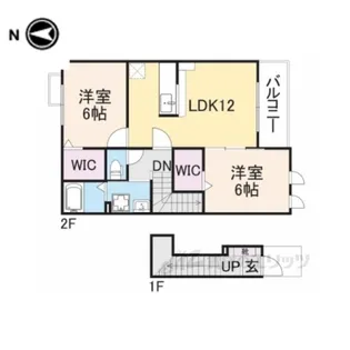 ラピュタB【2階】の間取り