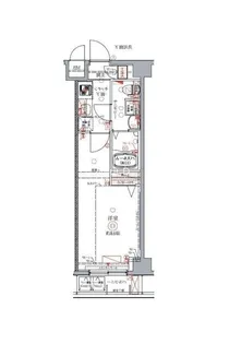 クレヴィスタ豊洲ベイサイド【2階】の間取り