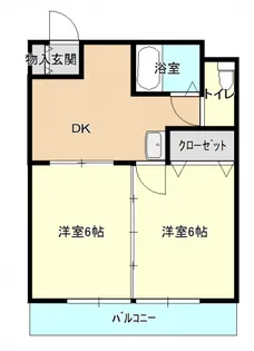 BAUHAUS本川【2階】の間取り